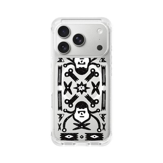 Mask Fam Totem-style pattern