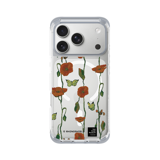 Papillons et coquelicots