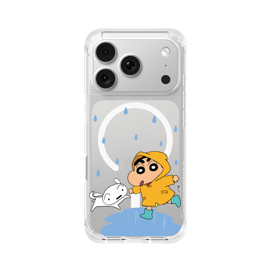 小新小白雨天散步