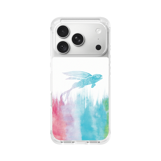 Flying Fish in Waves (Rainbow)