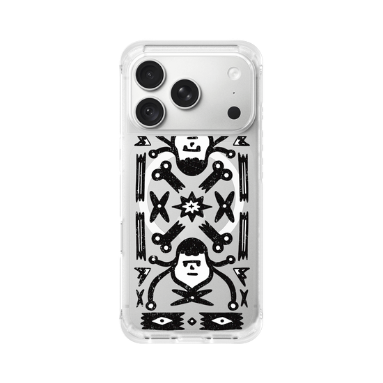 Mask Fam Totem-style pattern
