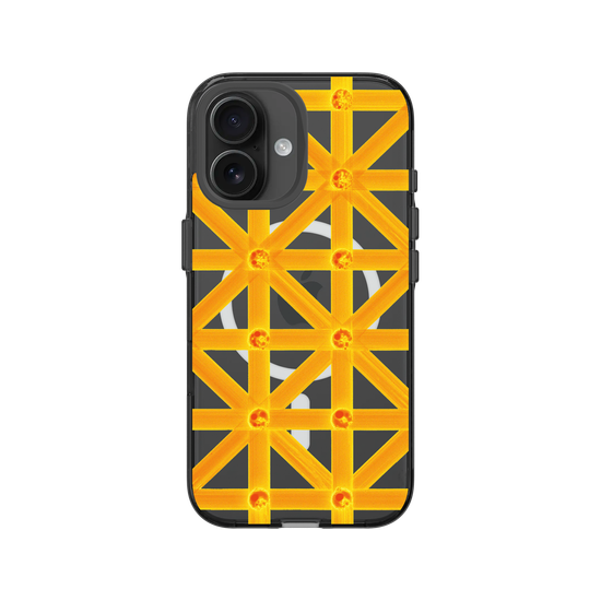 Orange Ink Pattern