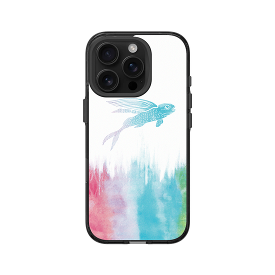 Flying Fish in Waves (Rainbow)