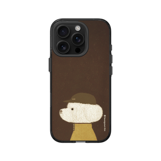 The White Dog with the Cap