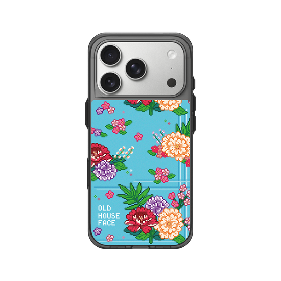 Pixel Floral Fabric