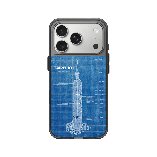 TAIPEI 101 - Cianotipo