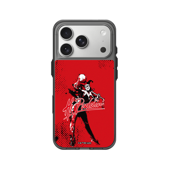 Bright red Harley Quinn