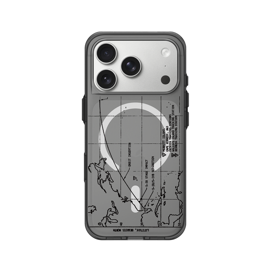 Launch Vehicle Ground Track (Black)
