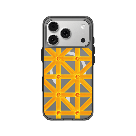 Orange Ink Pattern
