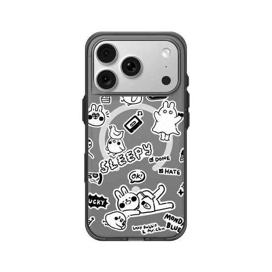 Black and white graffiti