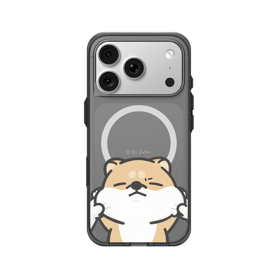 Pulling Shiba's Face