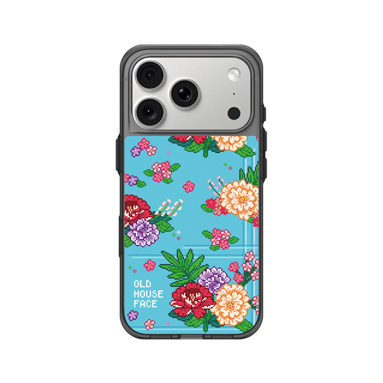 Pixel Floral Fabric