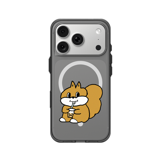 Squirrel with Bubble Tea