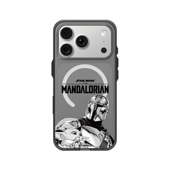 Mandalorien - Mando et Grogu N&B