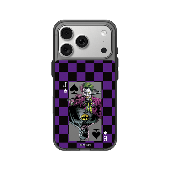 The Joker and Batman poker card