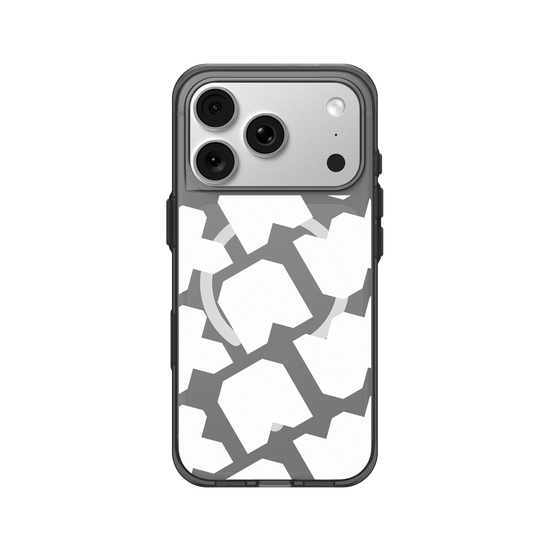 Raw White Pattern Big