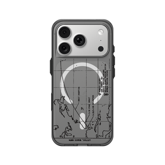 Launch Vehicle Ground Track (Black)