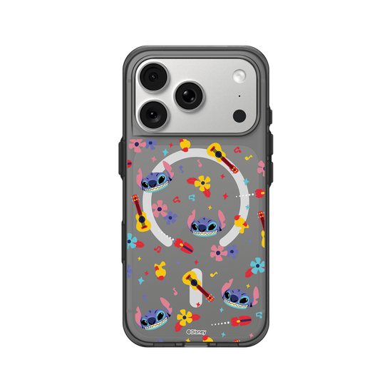 Stitch - Fleurs et guitares