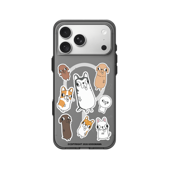 Funny Chi-Face Party Stickers