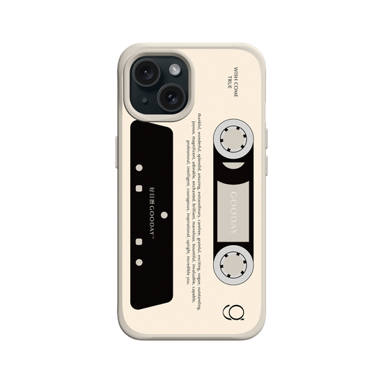 Retro Cassette Tape (Solid Background)