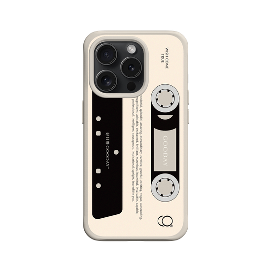 Retro Cassette Tape (Solid Background)