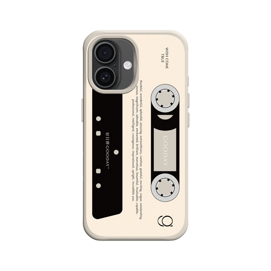 Retro Cassette Tape (Solid Background)