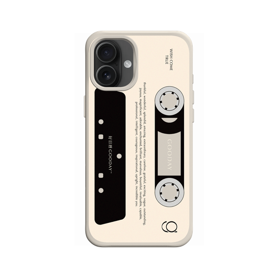 Retro Cassette Tape (Solid Background)