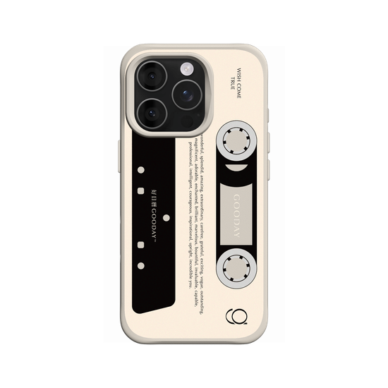 Retro Cassette Tape (Solid Background)