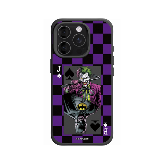 The Joker and Batman poker card