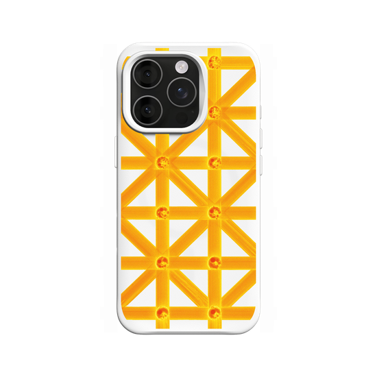 オレンジ・インクパターン