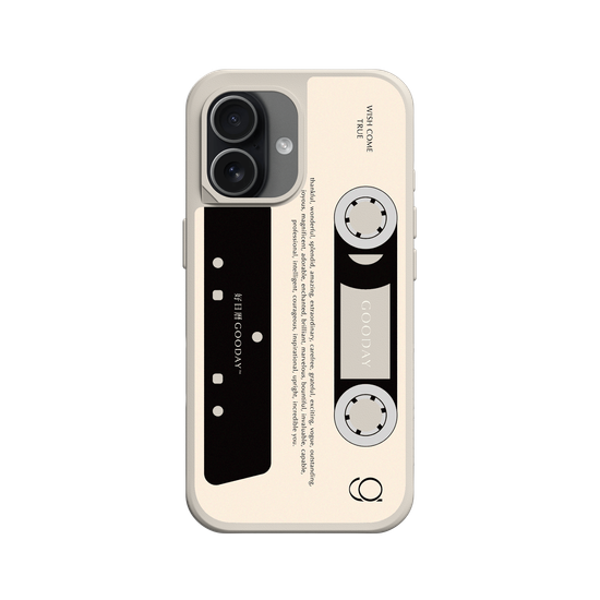Retro Cassette Tape (Solid Background)