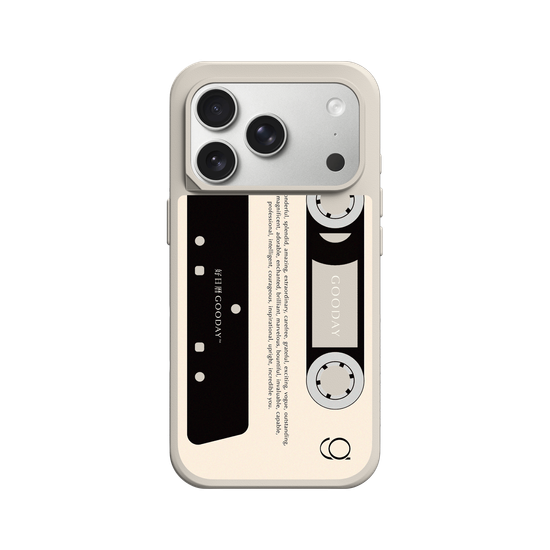 Retro Cassette Tape (Solid Background)