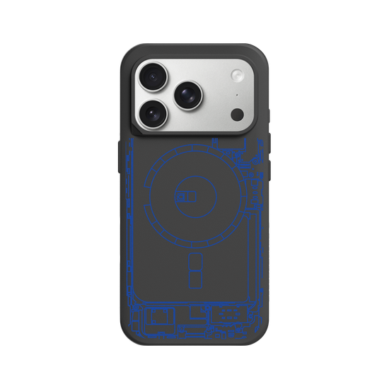 Inside an iPhone 13 - Blue
