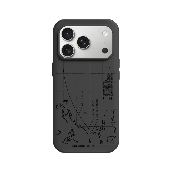 Launch Vehicle Ground Track (Black)