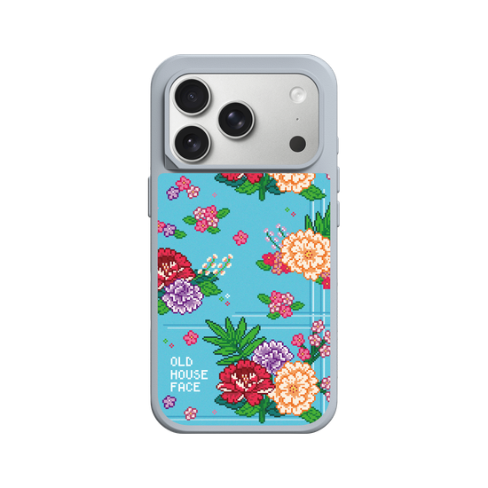 Pixel Floral Fabric