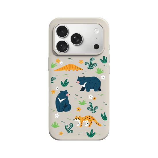 Wildlife of Taiwan’s Forests – Illustration (Formosan Black Bear, Pangolin, Leopard Cat)