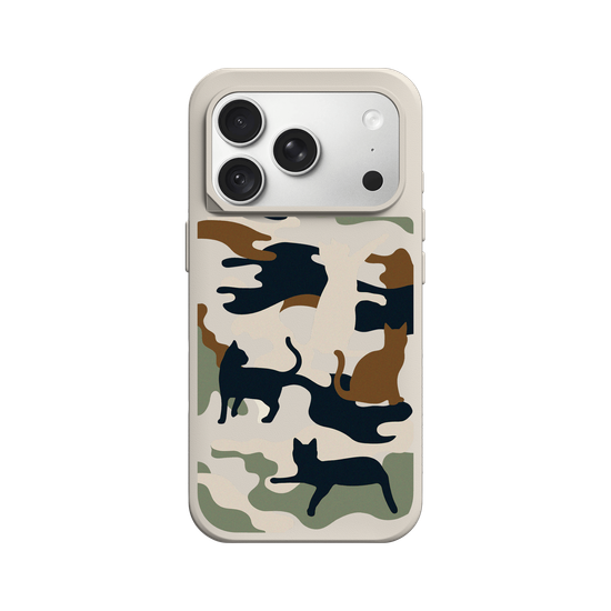 Cat Woodland Black Camo