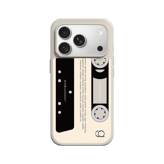 Retro Cassette Tape (Solid Background)