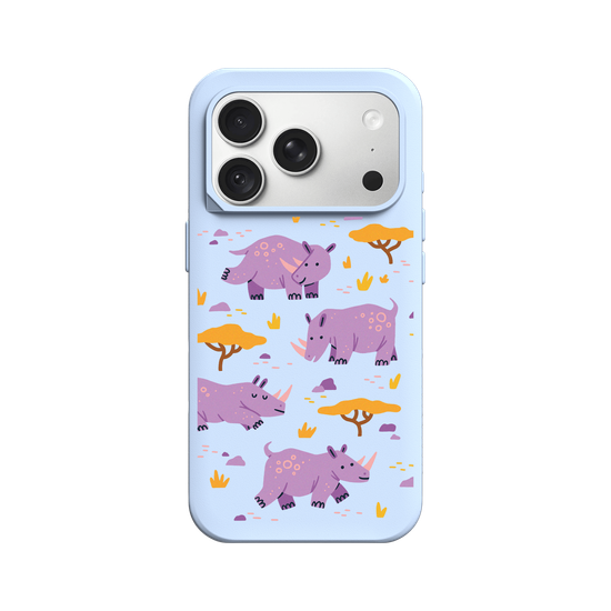 Weißes Nashorn - Illustration