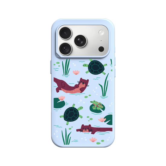 Wildlife of Taiwan’s Waters – Illustration (Otter, Turtle, Frog)
