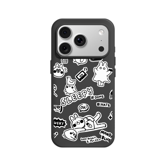 Black and white graffiti