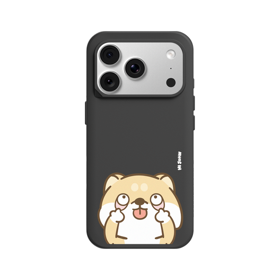 Shiba Pulling a Face