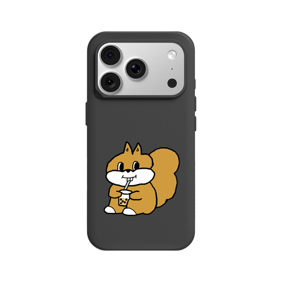 Squirrel with Bubble Tea