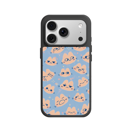 Blue Cats Pattern
