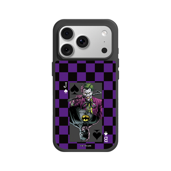 The Joker and Batman poker card
