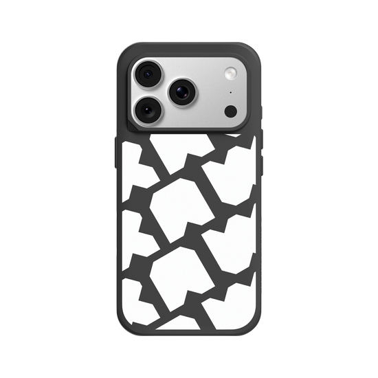 Raw White Pattern Big