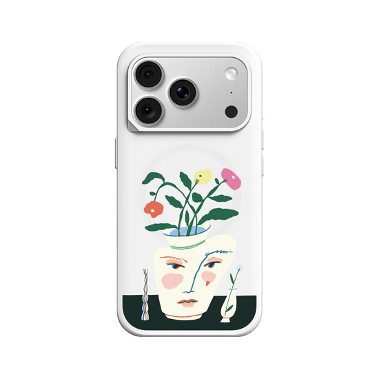 顔のある花瓶