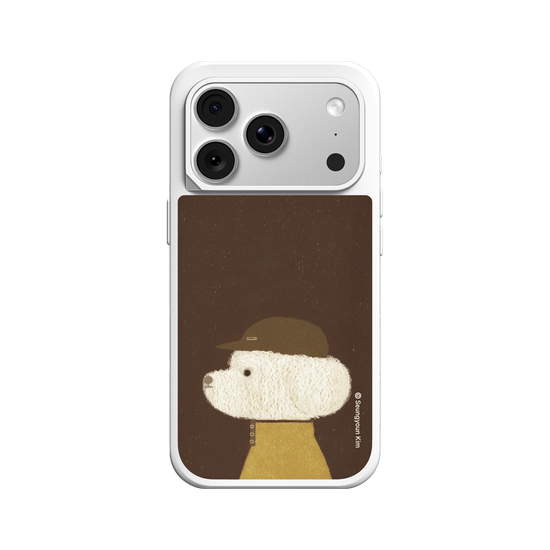 The White Dog with the Cap