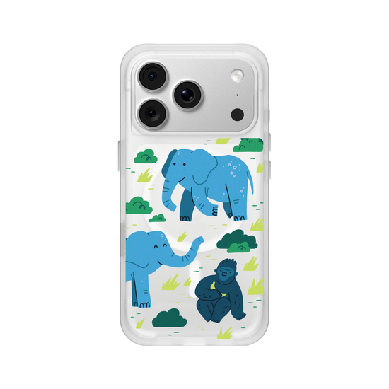 Fauna africana - Stickers (gorila occidental de la llanura, elefante africano)