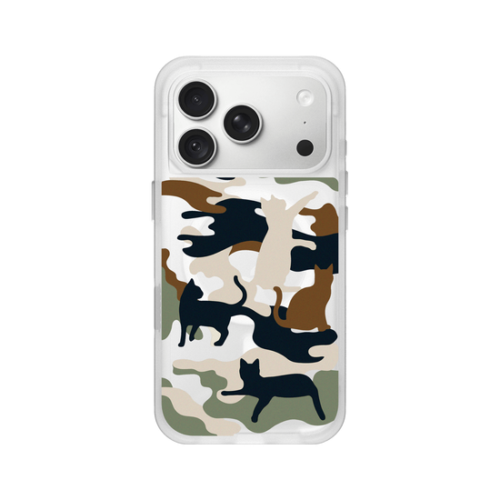 Cat Woodland Black Camo
